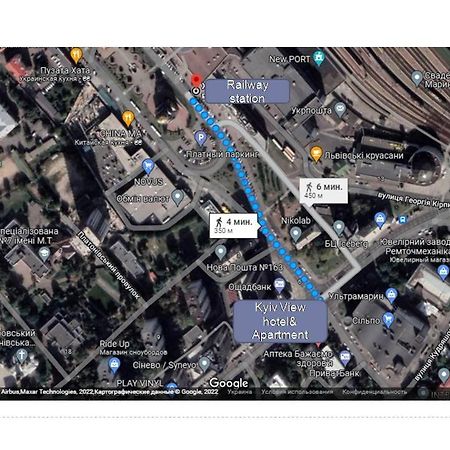 View Smart Apartment Kvartet Railway Station 4D كييف المظهر الخارجي الصورة