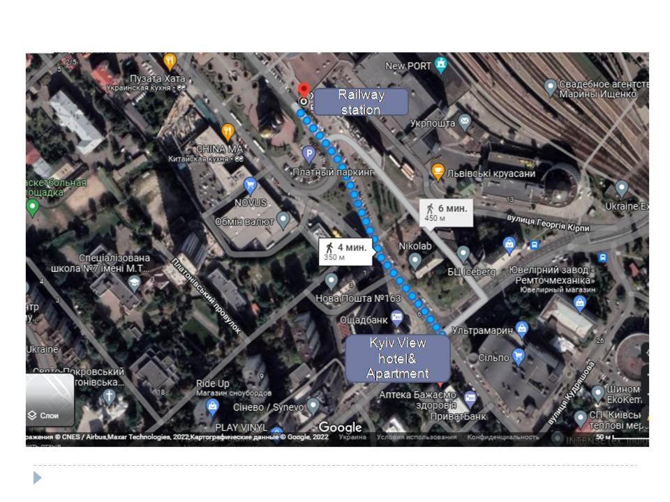 View Smart Apartment Kvartet Railway Station 4D كييف المظهر الخارجي الصورة